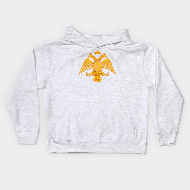 Byzantine Eastern Roman Empire Kids Hoodie by AgemaApparel